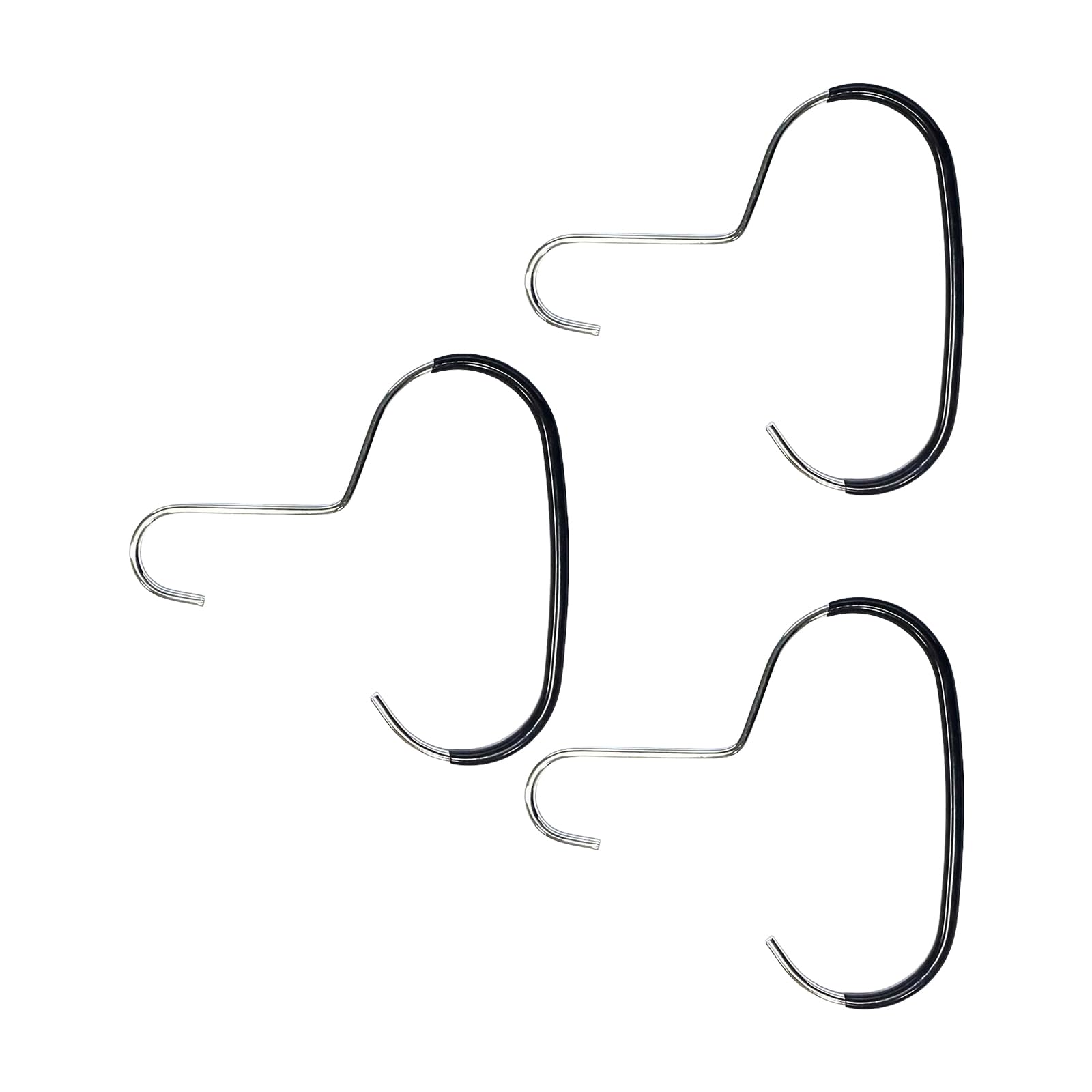 Nucelit 3 Pieces Caps Display Stand with Protective Hook Head Circles Rings Hat Hanger Dormitory Bedroom Closet Accessory Metal Hat Hanger