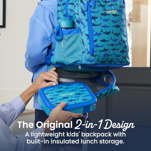 Image of Bentgo Kids 2-in-1 Backpack & Insulated Lunch Bag with Padded Straps