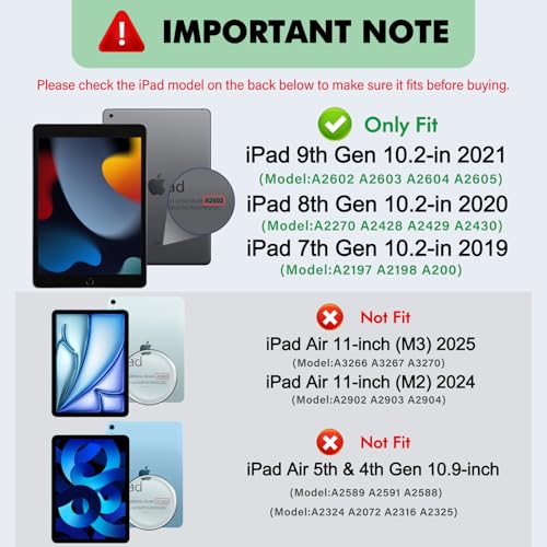 Ne perdez plus votre stylet coque iPad 10.2 paillettes anti-choc noire