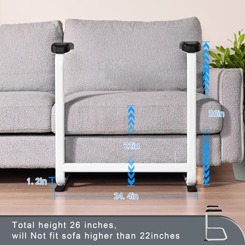 Skuehod Sofa Assist Rail for Seniors Elderly with Soft & Wide Padding, Stable U Shape Base,26 Inches Height - Thumbnail 2