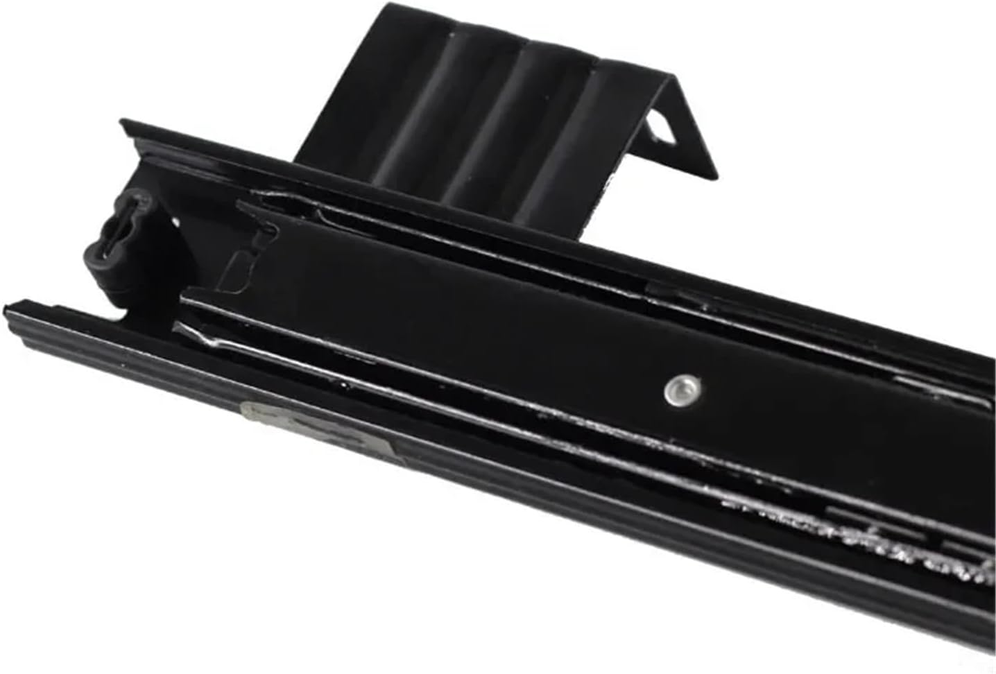 Drawer Slides 2pcs 10-12" Three-Section Cabinet Slides Computer Keyboard Track Buffer Slide Bracket 25cm/30cm(12 inch)