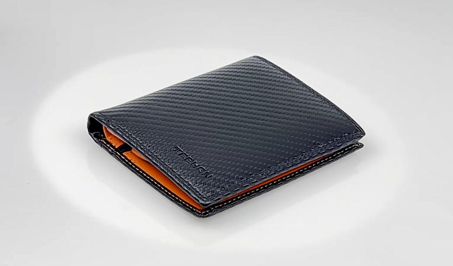 TEEHONu00ae RFID Blocking Carbon Fibre Leather Wallet Dominican Republic