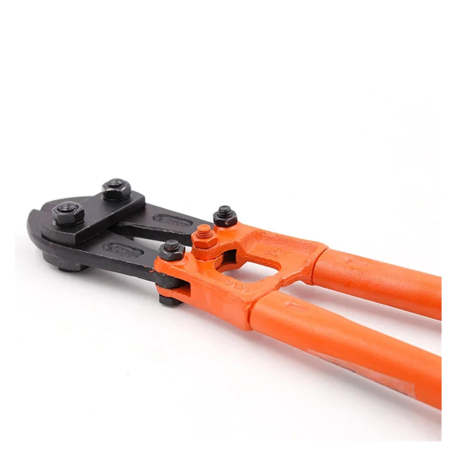 12"/14" Ciężkie Szczypce Do Cięcia Drutu CR-V Pomarańczowo-czerwone Płaskie Przecinaki Do Śrub Wielofunkcyjne Obcinacze Do Drutu Narzędzia Ręczne łAtwe W UżYciu(14 Inches)