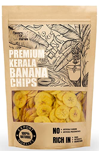 FLAVORS OF KERALA | Premium Kerala Banana Chips in Coconut Oil, 1...
