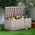 FULOL4CASA 150 Gallon Outdoor Storage Cabinet, Large Outdoor Storage Box for Patio Furniture Covers, Cushion Pillows, Waterproof Deck Box with Lockable Lid for Garden Tools, Pool Accessories, Taupe