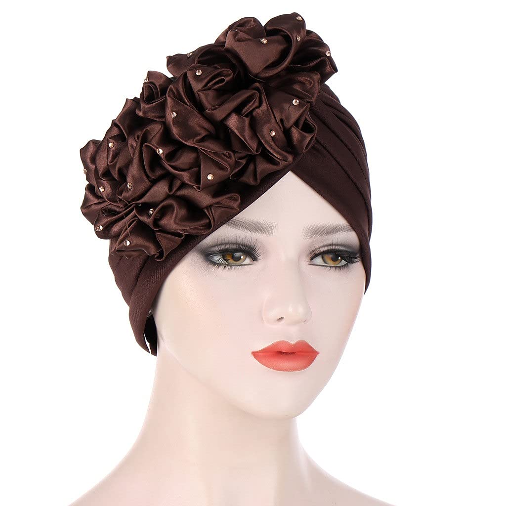 Underscarf bone de haute qualité avec ornements floraux plissés