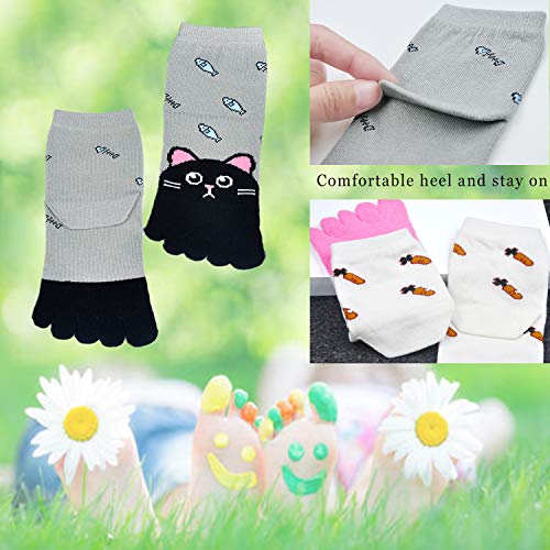 Animal Cotton Kids Toe Socks,Cartoon Ankle Crew Socks For 3-12 Years Old Girls And Boys #TOP3