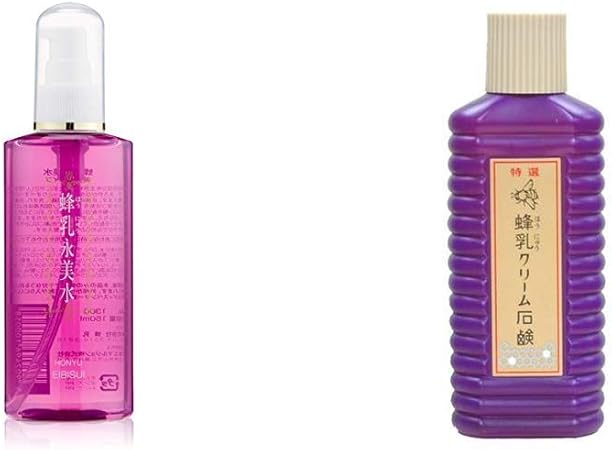 Amazon セット買い 蜂乳 永美水 150ml クリーム石鹸 大 0cc 蜂乳 ビューティー 通販