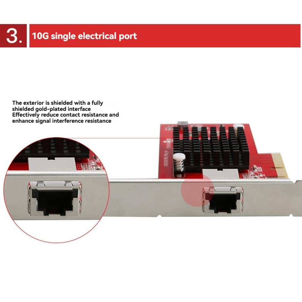 Scheda di Rete Server 10G Server Rosso