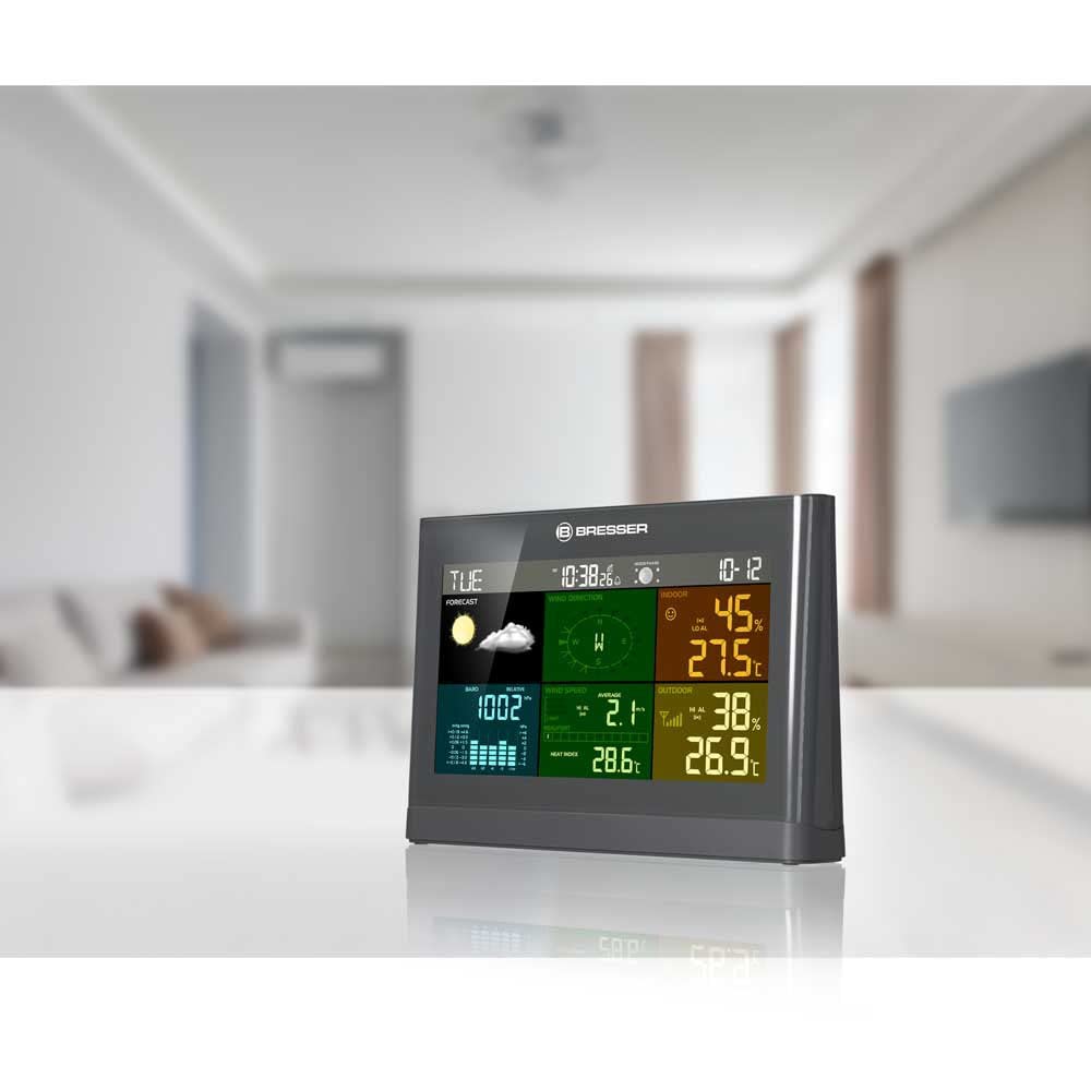 Bresser ‎7002550Qt5000 Stacja Pogodowa, Czarny, 5w1