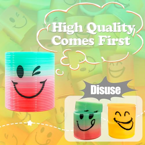 Image of 42 Pack Mini Spring Party Favors for Kids 3-5 4-8,Magic Rainbow Coil Toys | Stress Relief Treasure Box Toys for Classroom Prize, Goodie Bags Stuffers for Birthday Party ,Carnival , Fidget Toys Bulk