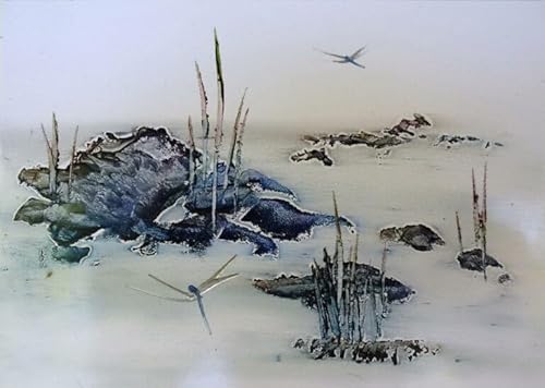 Encaustic Art The Original Malkarten A5 | 100 Blatt | Glattes Enkaustikpapier | DIN A5 Format für Enkaustik-Stift, Maleisen & Pastellkreide |Weiße Bastelpapier für Anfänger und Profis | 300gsm