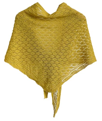 Sweater Shawl Wraps for Women Mesh Breathable Knitted Knotted Shawls Casual Scarf Cape Shoulder Tops