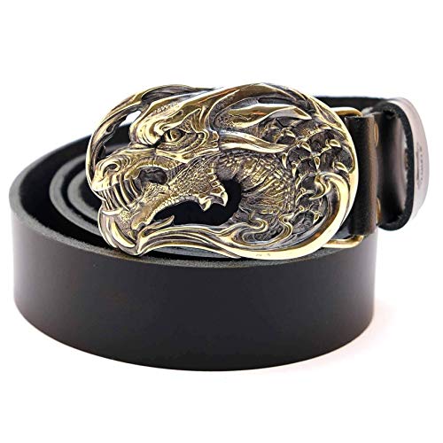 Belt Buckle Jormungands Head, Handmade Dragons Head Solid Brass Belt Buckle #TOP3