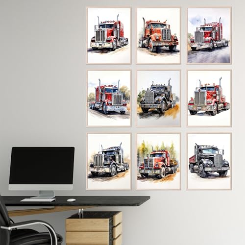 Décoration murale de camion pour chambre de garçon BigWig Prints posters - 4