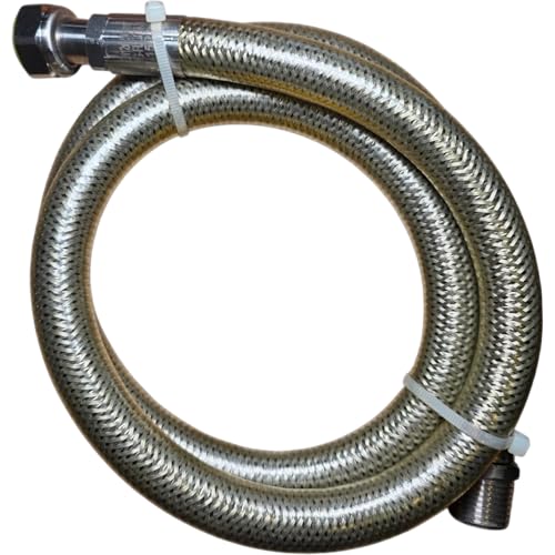 Tubo Flessibile Gas MF Inox 500 mm Certificato EN 14800,