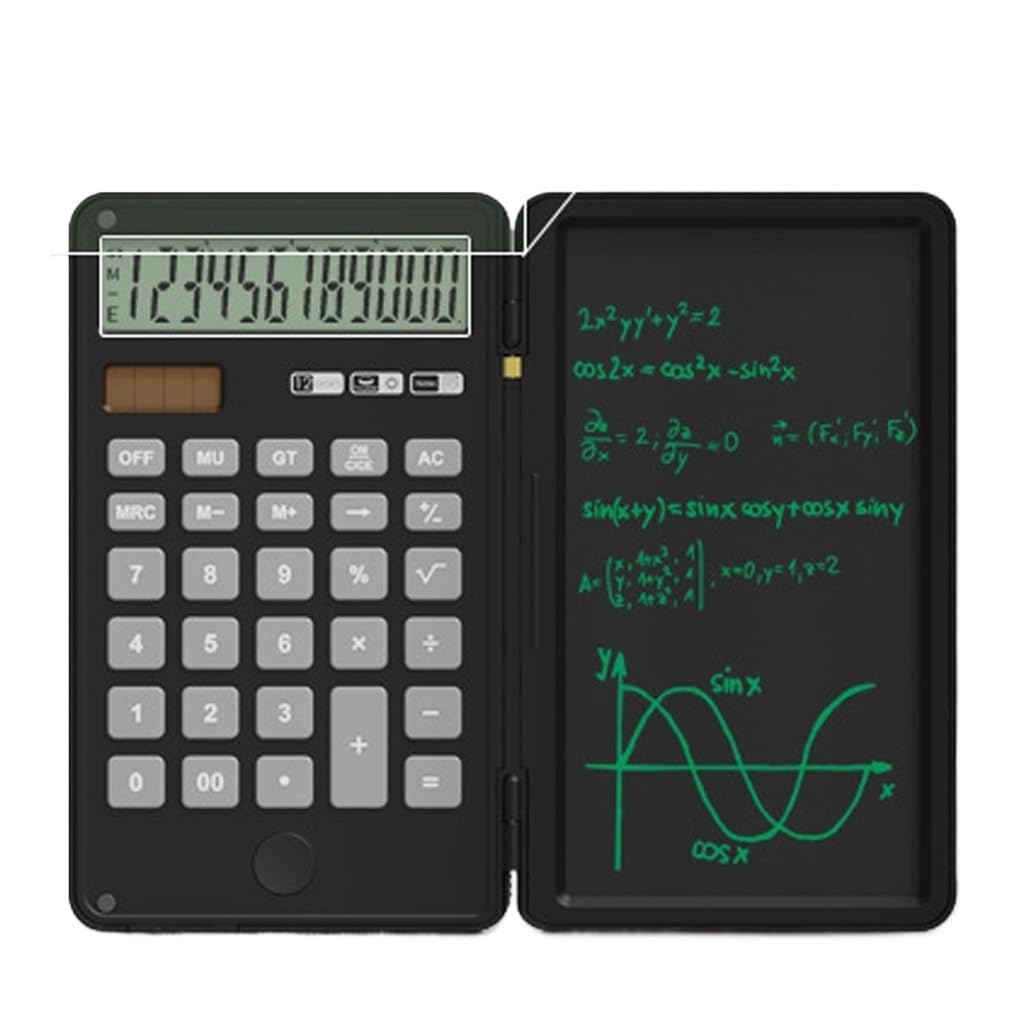 Calculadora Tableta Manuscrita For Oficina De Negocios Pantalla Portátil 12 bits Financiera