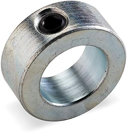 Zinc Plated Steel Shaft Collar Set Screw Collar Style Standard Dimension Type 1-5/16" Bore Dia. - 1L628 Pack of 5