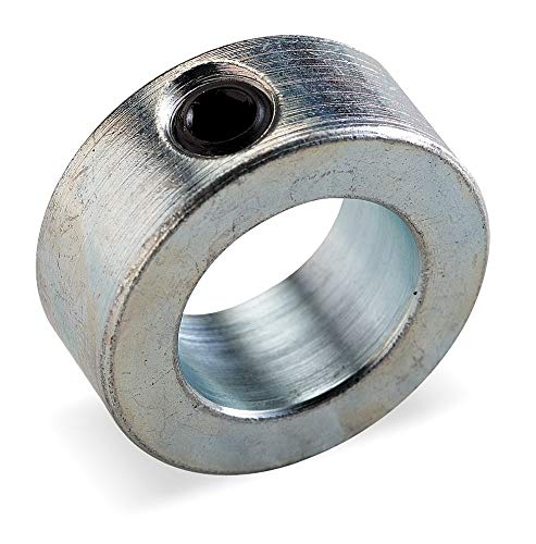 Dayton Zinc Plated Steel Shaft Collar Set Screw Collar Style Standard Dimension Type 1-5/8" Bore Dia. - 1L629-2 Packs