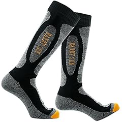 1 Pair-black & Grey-knee High Waterproof Socks
