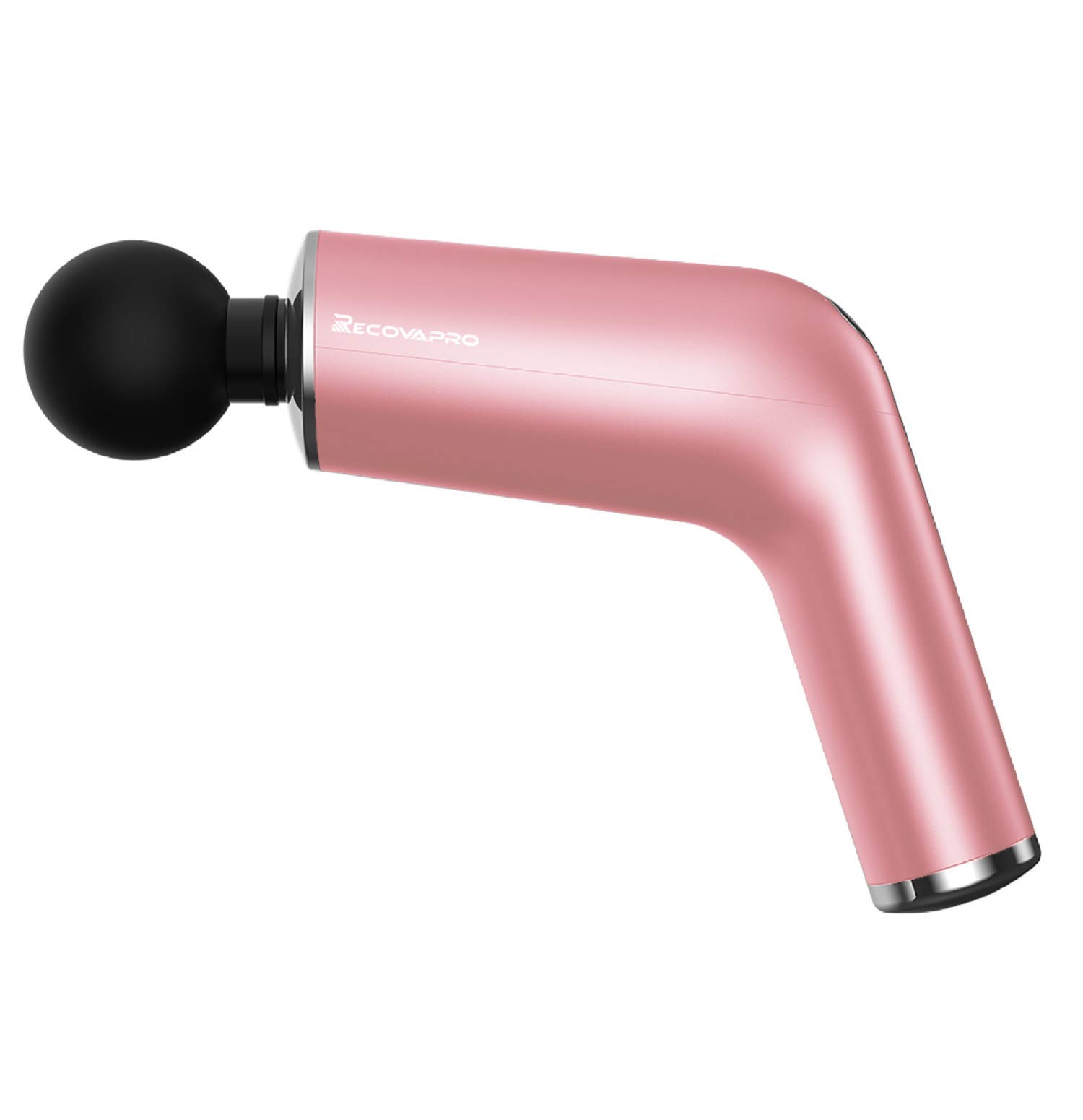 Lite (Pink) Percussion Massage Device Vibration Deep Tissue Wireless Handheld Electric Body Massager, Portable with 5 Speeds and changeable heads