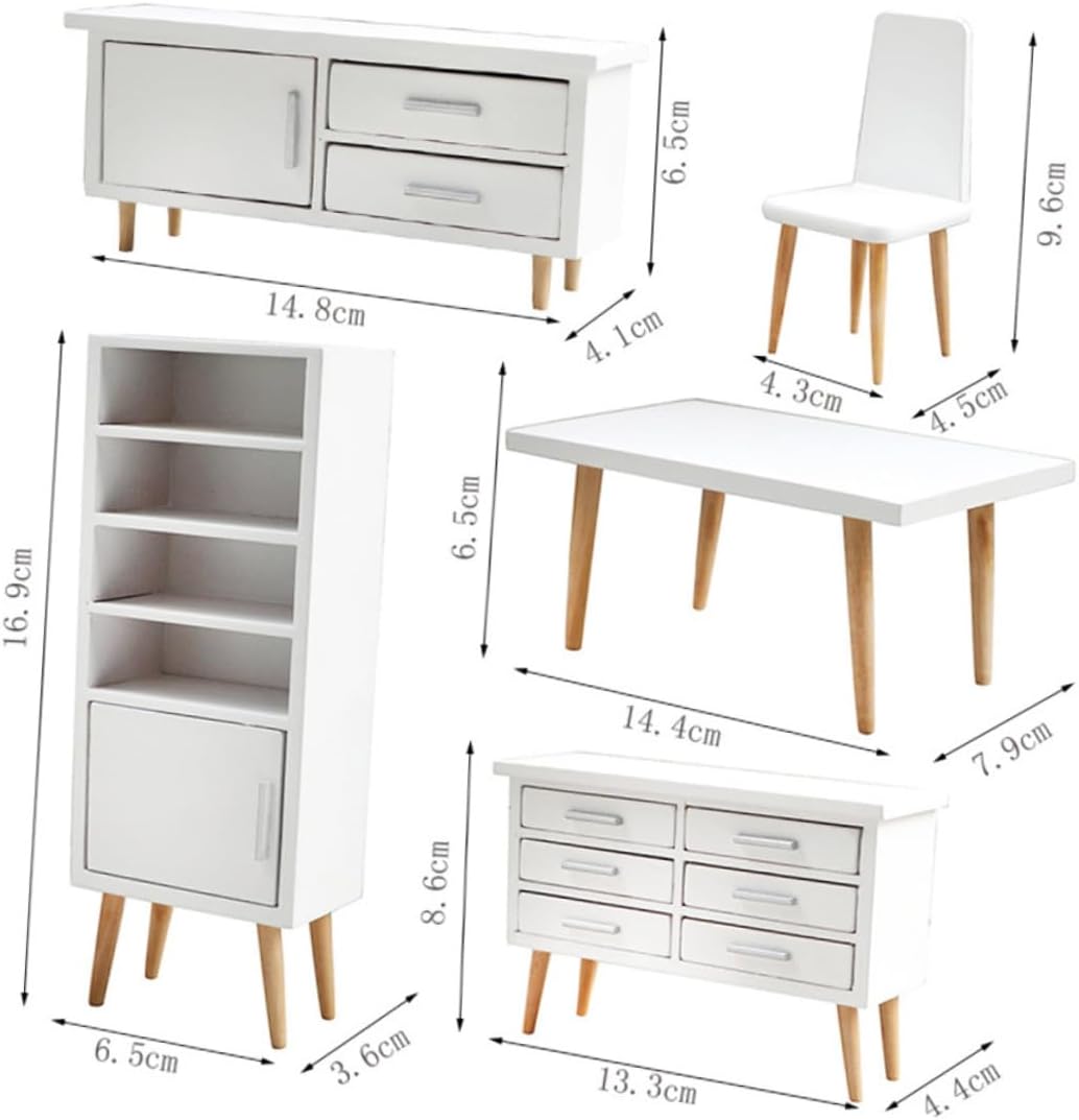 Generic Scale Accessory and Decorative Mini House Decor for DIY and Small Scene Displays