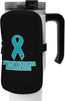 Dysautonomia Awareness Compact Exercise Essentials Bag with Zipper