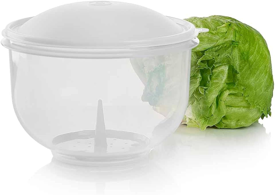 Tupperware Super Crisp It Lettuce Keeper White