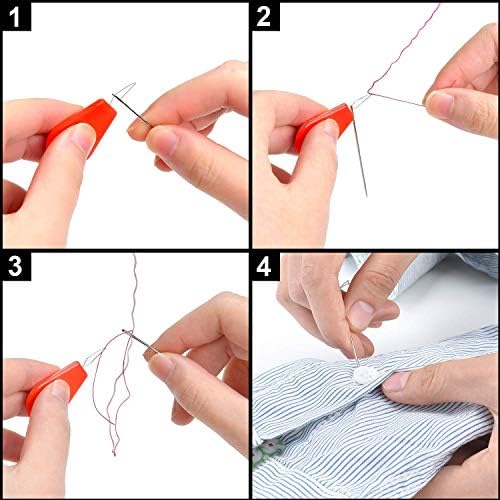 Sewing Kit 126 Pcs, Portable Travel Sewing Set for Adult, Professional Sewing Supplies Includes Needle, Thread, Ripper, Buttons, Thimble for DIY/Emergency/Beginner