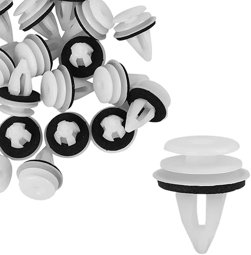 Motoforti Retenedor, Clips de coche, para BMW 528i 2008-2010, plástico, 51418224768, blanco, 20 piezas