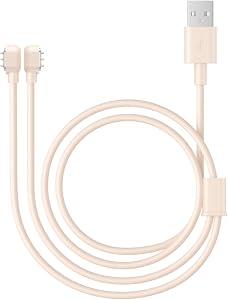 eufy Original Magnet Charging Cable for Wearable Breast Pump S1/S1 Pro, Hands-Free, Fast Magnetic Charging, Spare or Replacement Use, Compatible with Breast Pump Only (Not for Charging Case)