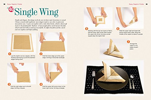 Top 100 Step-By-Step Napkin Folds: More Than 1,000 Photographs