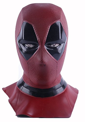 YK película Deadpool Pelucas muertas máscara Cosplay Casco de Halloween COS Muerto Cosplay máscara apoyos máscara de la Cabeza (Deadpool)