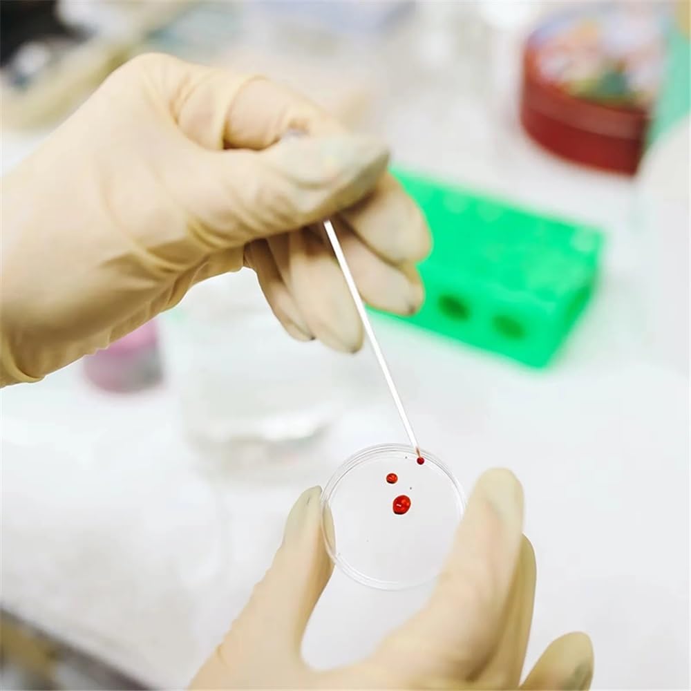 Tube capillaire en verre for hématocrite, ensemble de tubes capillaires, échantillon de verrerie de laboratoire, expérimental(Red-blue-200Pcs)