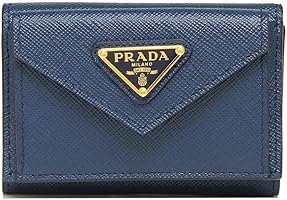 Amazon | [プラダ] 三つ折り財布 サフィアーノトライアングルロゴ ミニ
