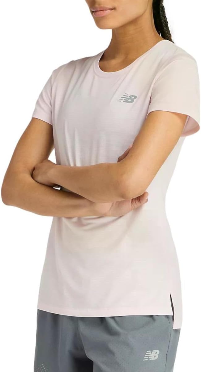 New Balance Women's Sport Short Sleeve, Pink Granite, Medium - Image 3