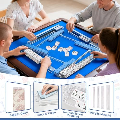 Mahjong Racks with Pushers - Set de 4 Accesorios Acrílicos miniatura 6