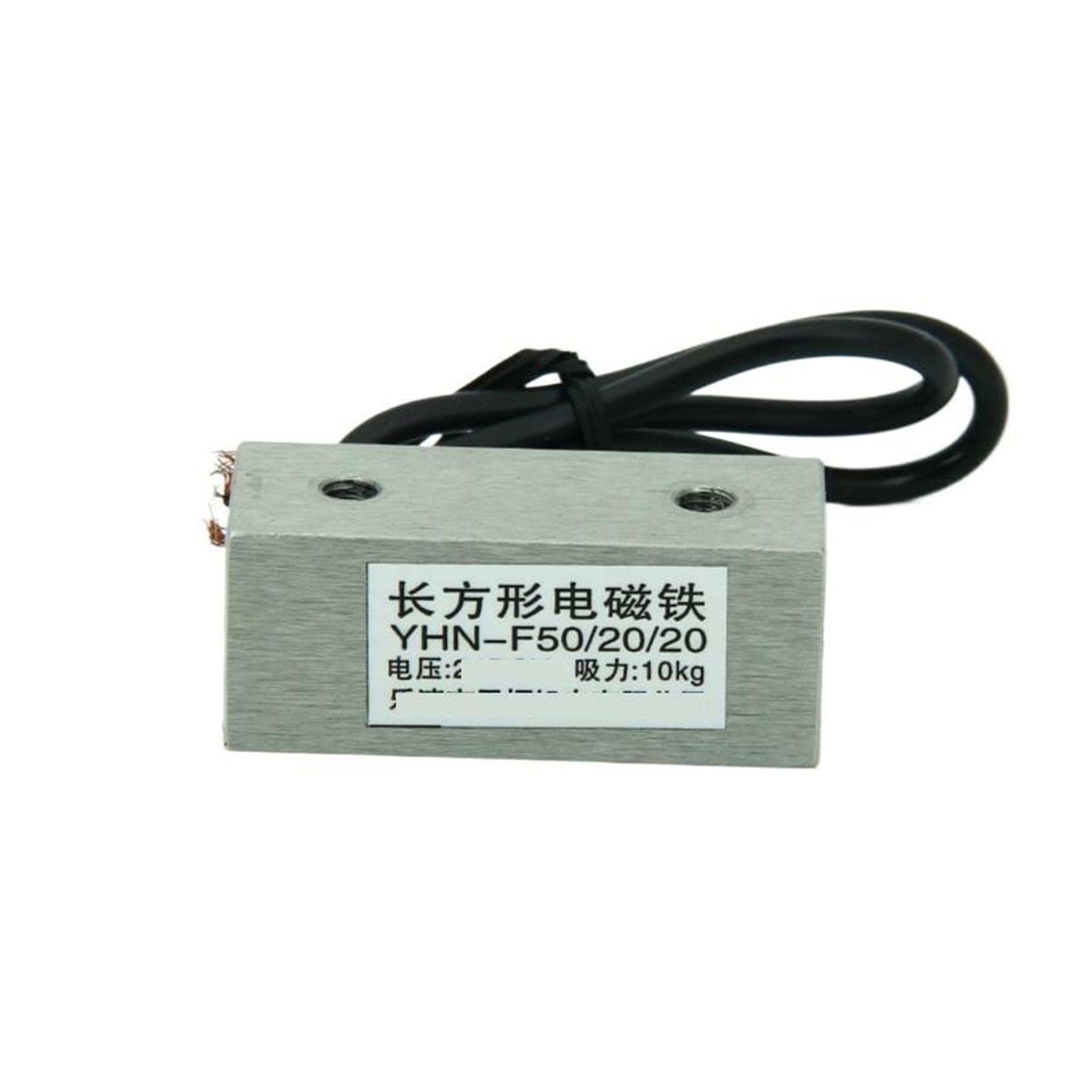 Ventouse rectangulaire YHN-F50/20/20, capacité d'aspiration électromagnétique 10KG kg DC24V(6v)