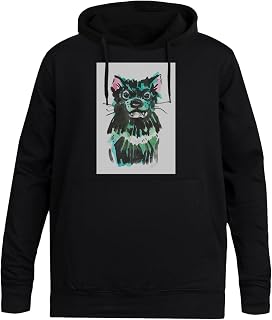 Djävulens Premium Unisex Svart Hoodie Genderless Pullover Unisex Black Hoodie Men Women