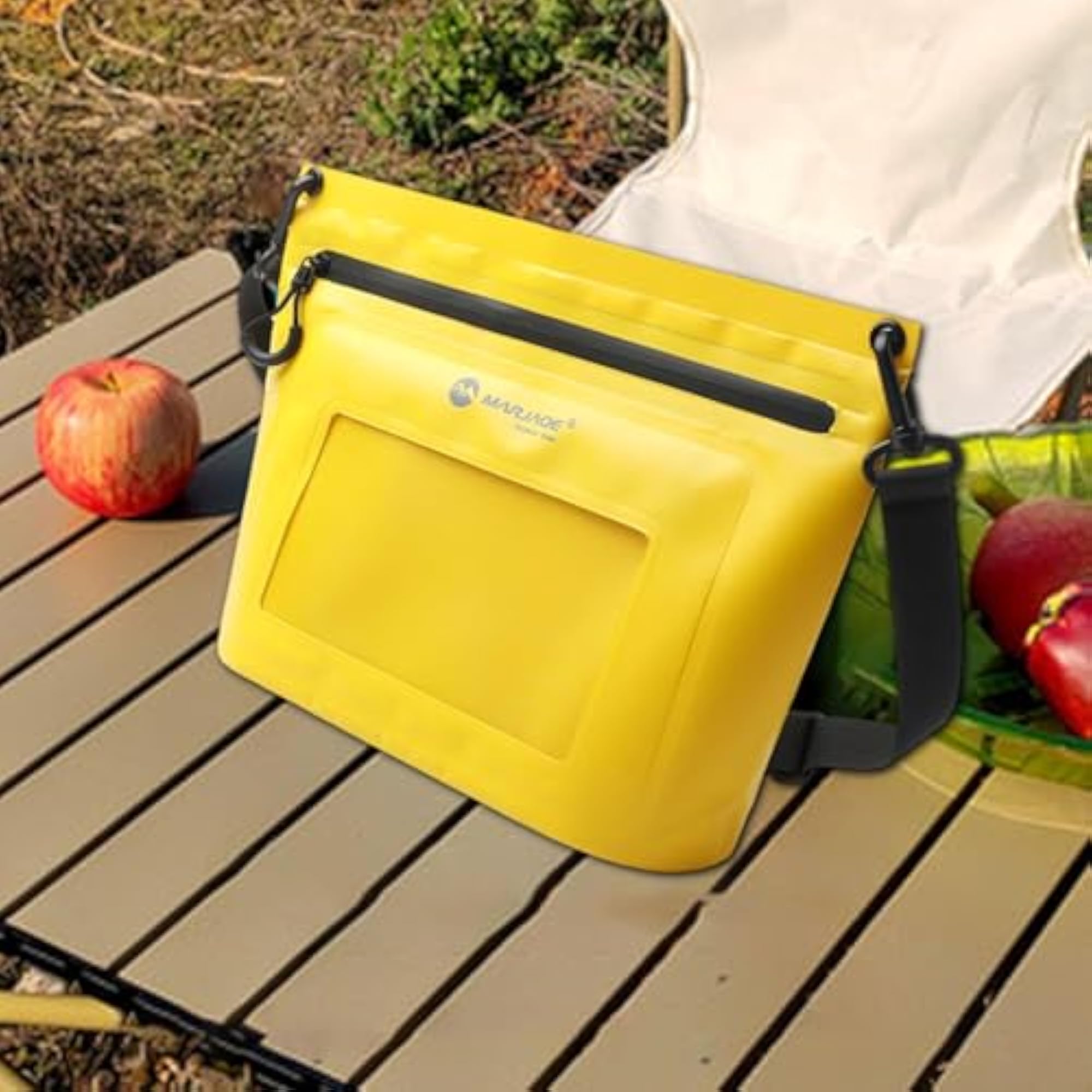 Waterproof Pouch Bag for Swimming Pool & Kayaking, Yellow