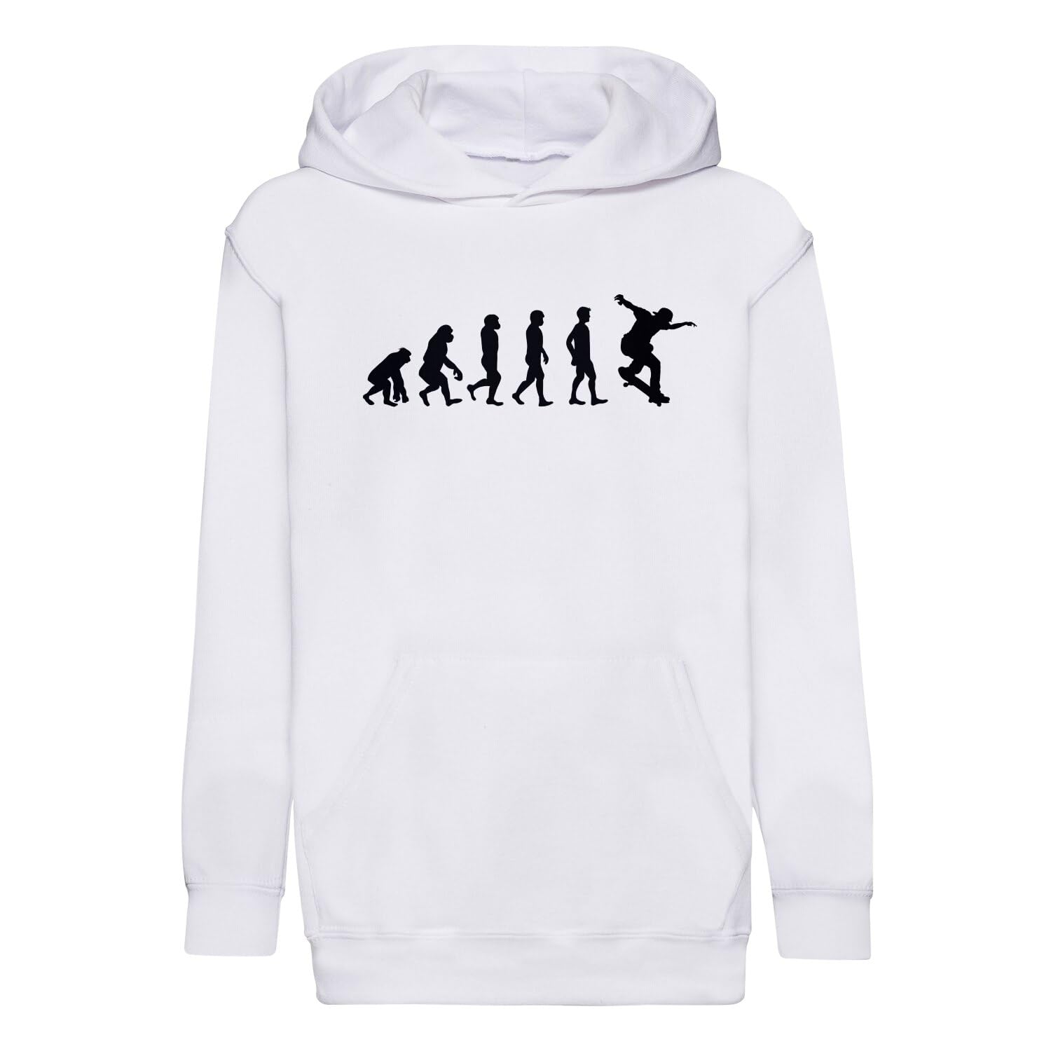 Sweat à capuche enfant evolution skateboard en coton premium pour jeune skater