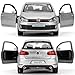 1:36 Volkswagen Golf GTI Toy Car, Diecast Pull Back Model Car, Doors Open, Collection Kids Toy for Aged 3 and up, Gift Silver