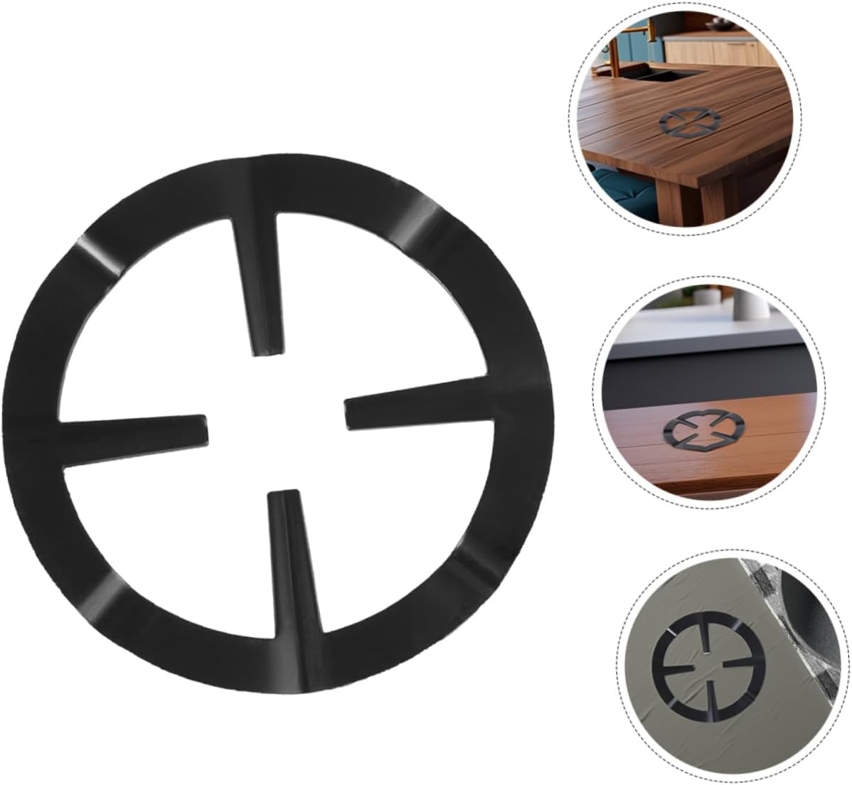 Cast Iron Gas Ring Reducer Non Slip Wok Stand Rack for Gas Stove Espresso Maker Pot Cast Iron Trivet