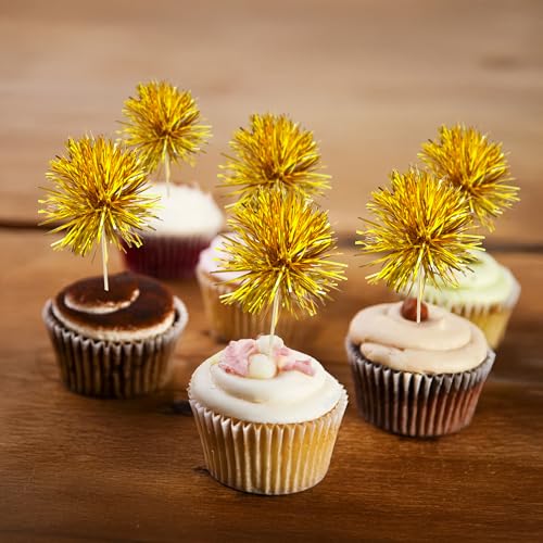 Décorations de cupcakes scintillantes pour réussir la présentation de vos buffets de fête