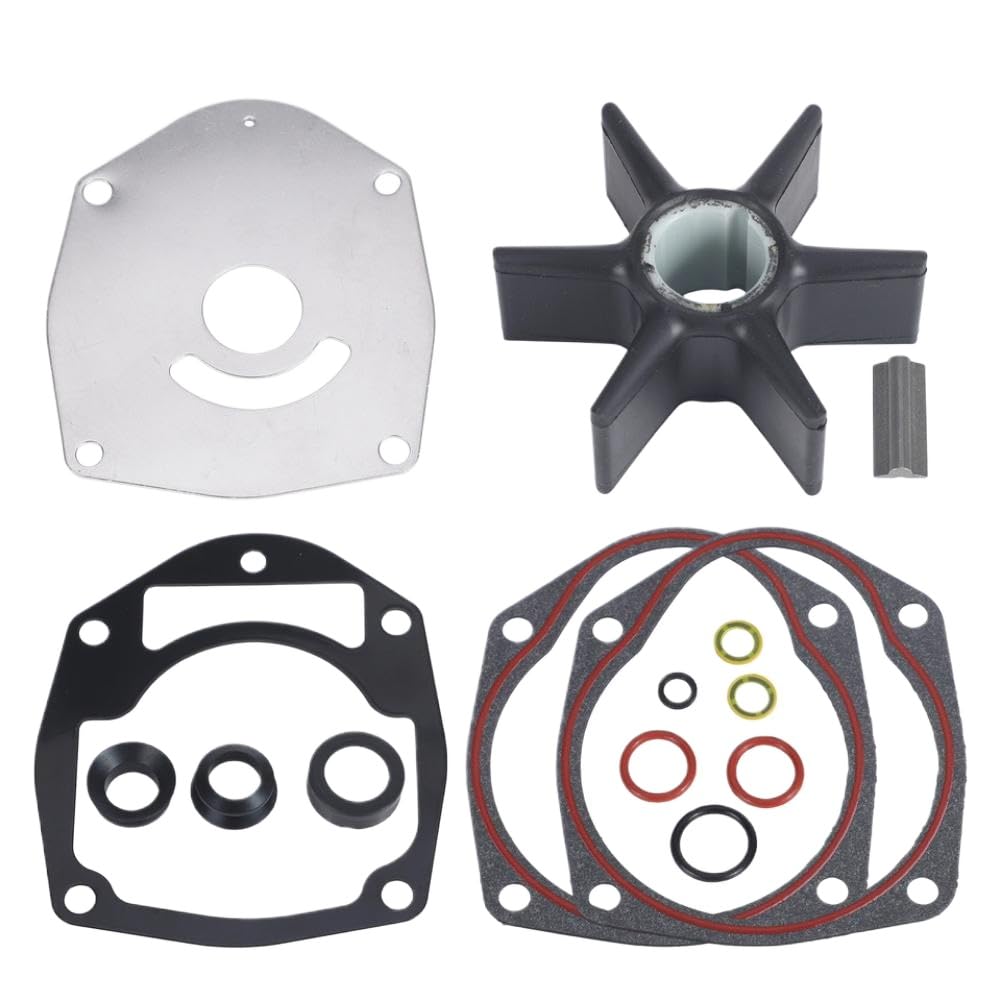 Rboand Onecolor Marine Water Pump Repair Kit With Rubber Impeller And Gasket Plate Compatible With Mercruiser Sterndrive Outboard 8M0100526