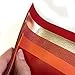 Genuine Leather Sheets for Crafts: 5 Leather Sheets for Crafts RED & Rose Gold 5x5 Inches Large
