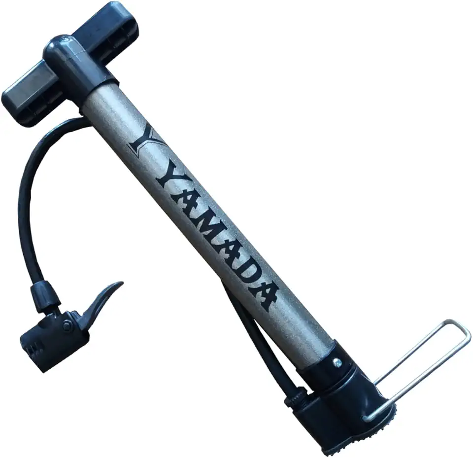 BOMBA DE CHÃO BICICLETA OFICINA YAMADA SCHRADER PRESTA