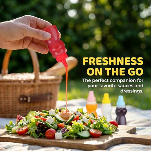 Mini flacon à condiments en forme d'ours durable pour lunchbox chic - 6