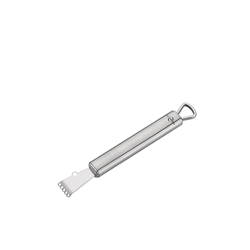Lemon Zester - 7-Inch Silver Stainless Steel - Lime Zester