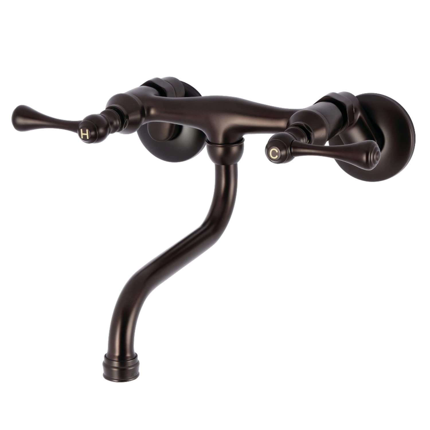 Robinet mural de salle de bain bronze pour vasque à poser KS316ORB